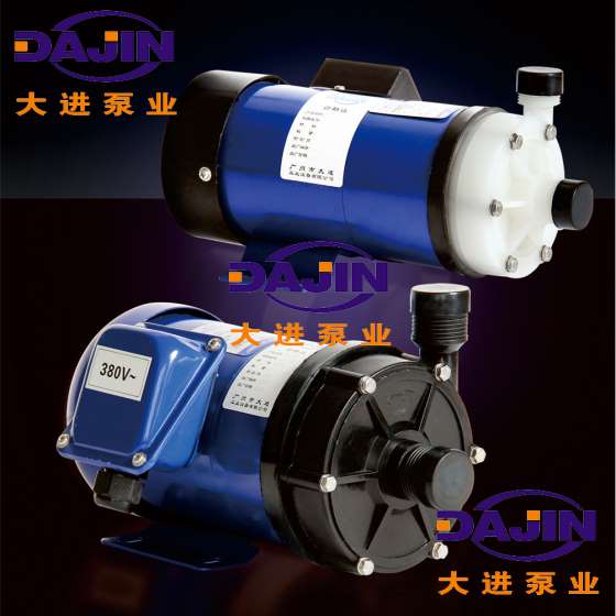 广州大进泵业厂家直销PVDF衬氟塑料DJF-120R型耐酸碱电镀磁力泵